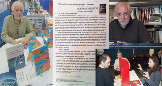 Collage de publicaciones y presentaciones de Confluencia Psicosocial
